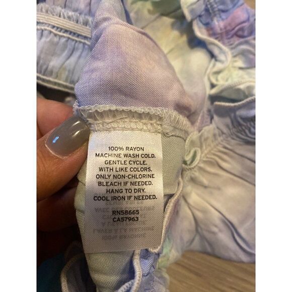 NWT, Abound Women's multicolor puff sleeve cropped spring top size small - Picture 5 of 7